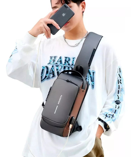 Bolso Antirrobo Con Puerto Usb